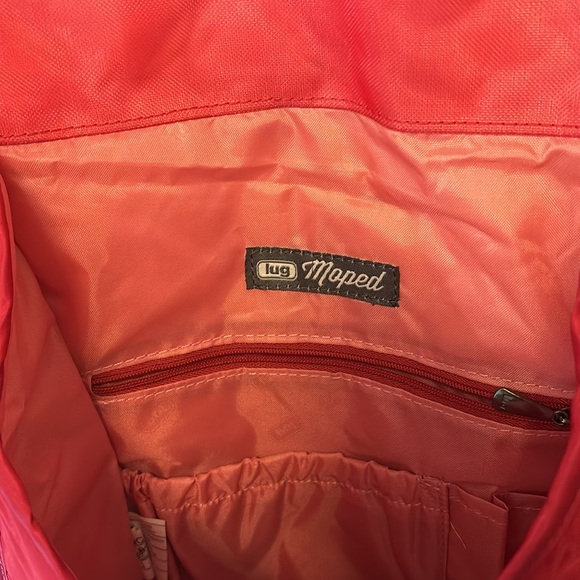 NWOT Lug Moped Hot Pink Quilted Messenger Crossbody Bag - Picture 3 of 4